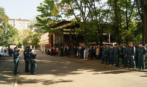 Пожарно-тактические учения в ИОХ РАН