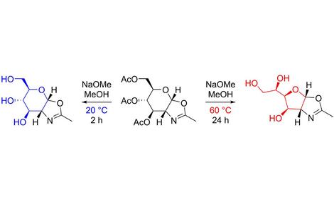 Исследователями ИОХ РАН найден необычный способ получения фуранозной формы глико-оксазолинов