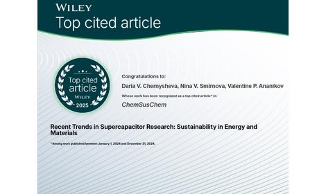 Обзорная статья ИОХ РАН вошла в число самых цитируемых публикаций журнала ChemSusChem