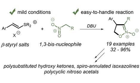 Учеными ИОХ РАН открыта новая реакция с участием β-стирилсульфониевых солей